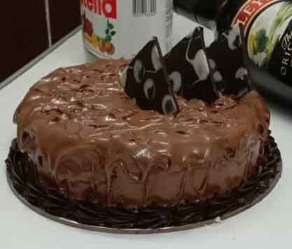 Nutella Irish Cream Cake